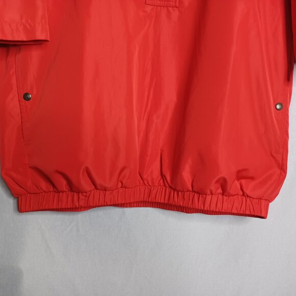 DryJoy by FootJoy Golf Jacket Mens Large Red Pullover Water Resist Regatta Bay - Picture 7 of 12